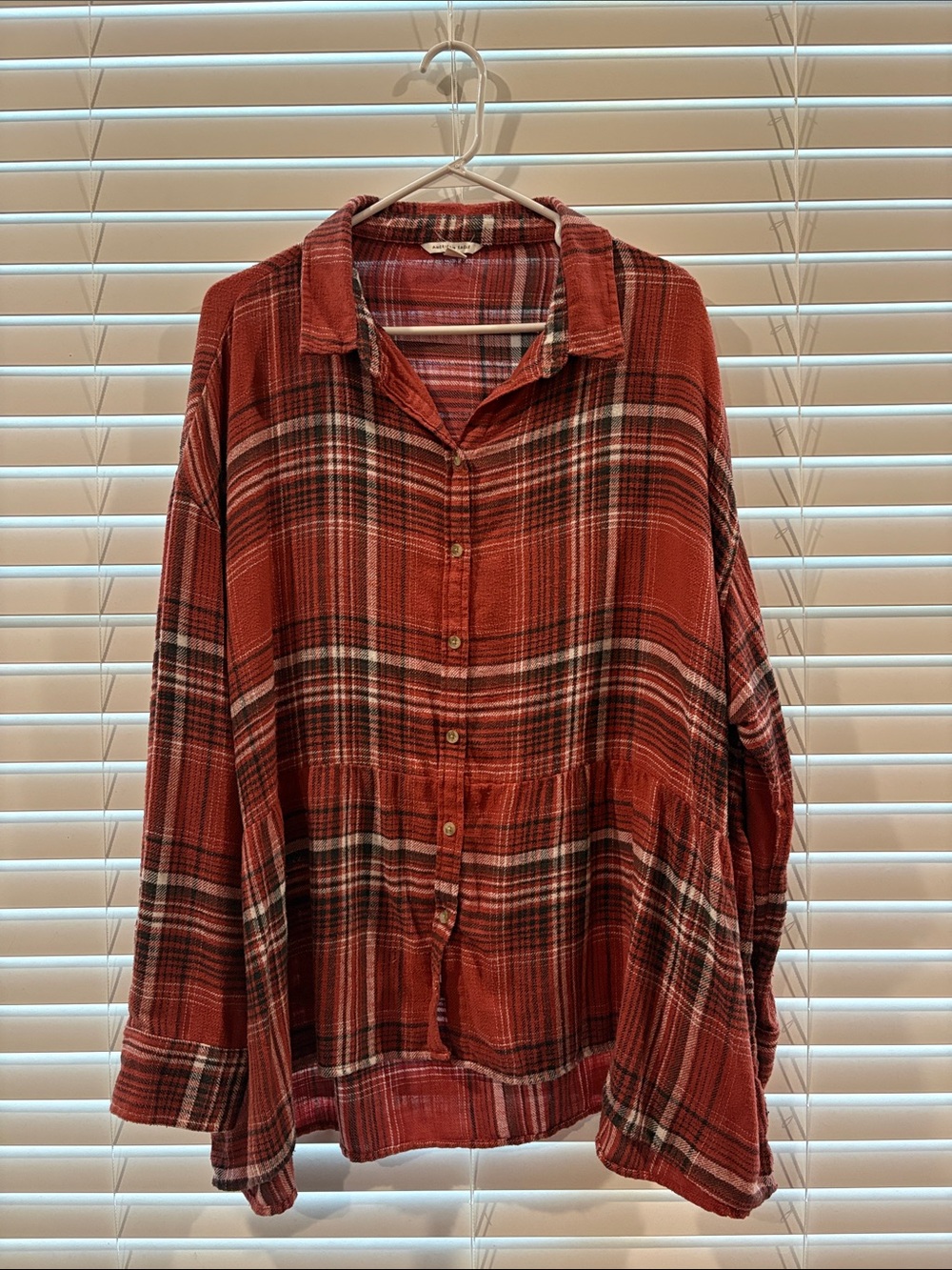 American Eagle Outfitters Women’s Plaid Button-Up Shirt